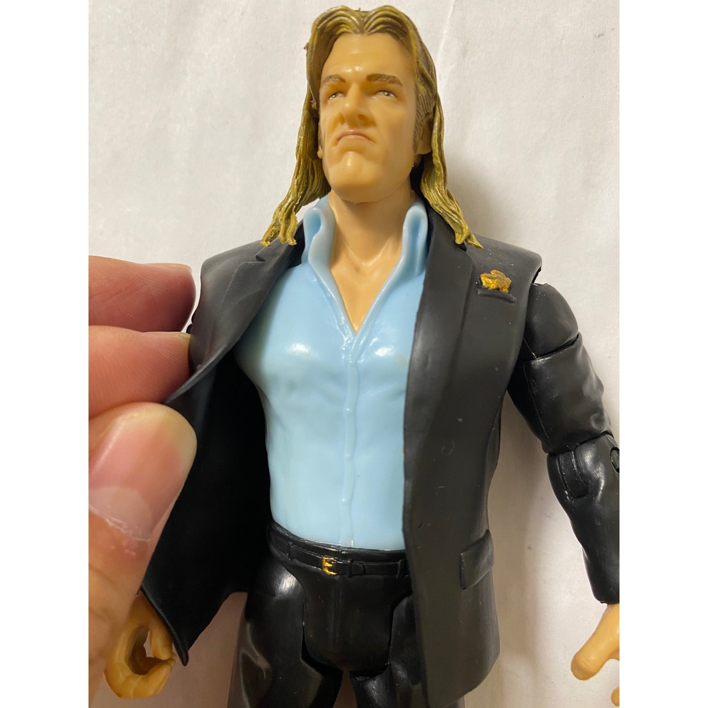 Wwe1 King Hammer Lord Hammer 3H Wrestling Doll Triple HHH Black Suit jaks Joint Movable Toy