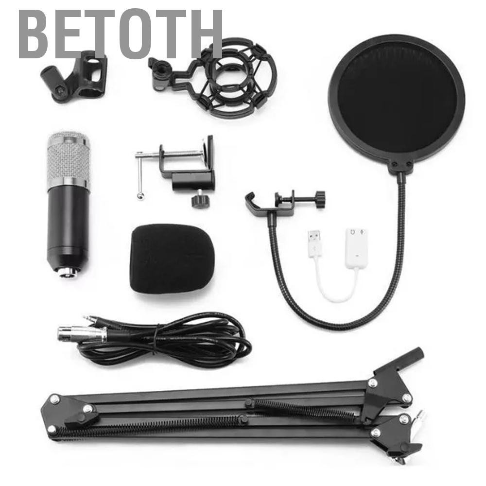 Betoth Betoth 800 Professional Condenser Microphone Podcast Live Broadcast Equipment USBC Microfone 