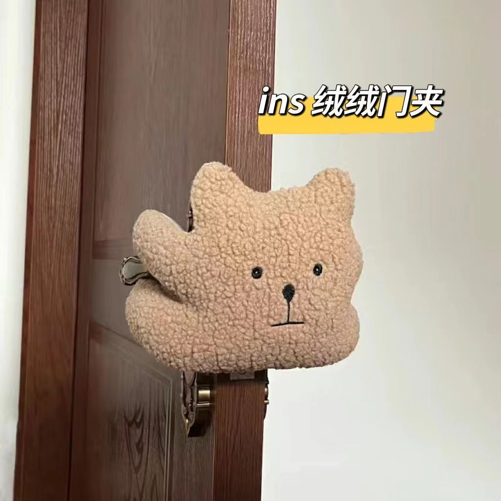 Hot Sale#ins Cute Door Handle Anti-Collision Door Stopper Child Anti-Pinch Door Stopper Baby Safety 