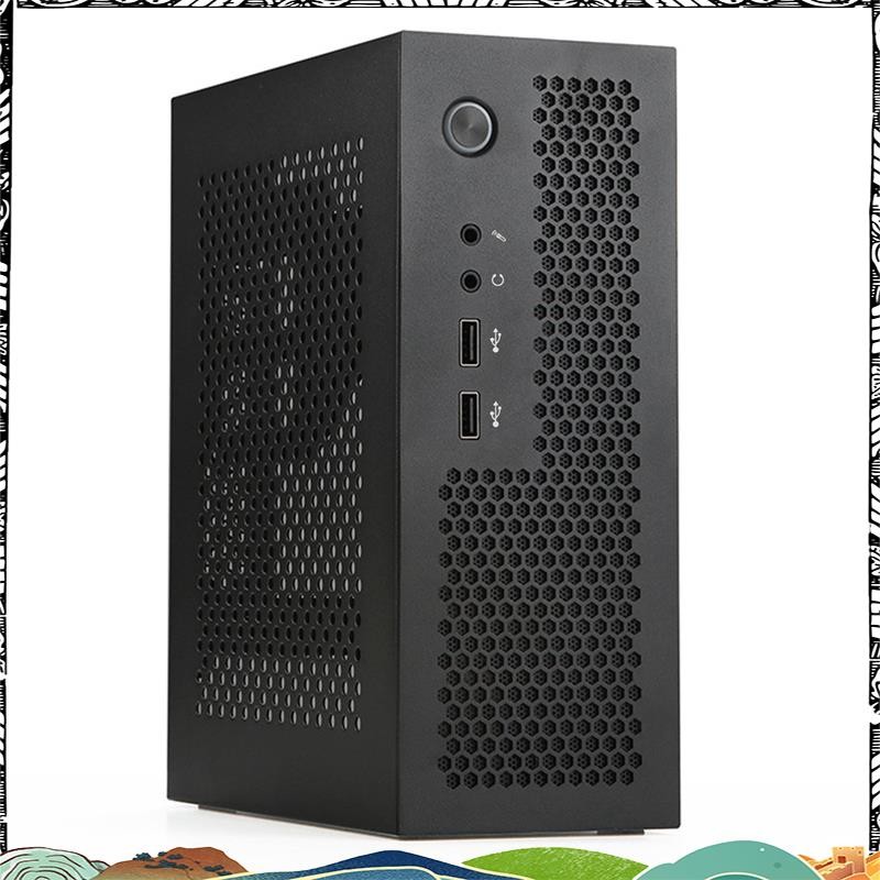 Super A09 HTPC เคสคอมพิวเตอร์ Mini ITX Gaming PC แชสซีเดสก์ท็อป USB2.0 เคสคอมพิวเตอร์ เคสคอมพิวเตอร์