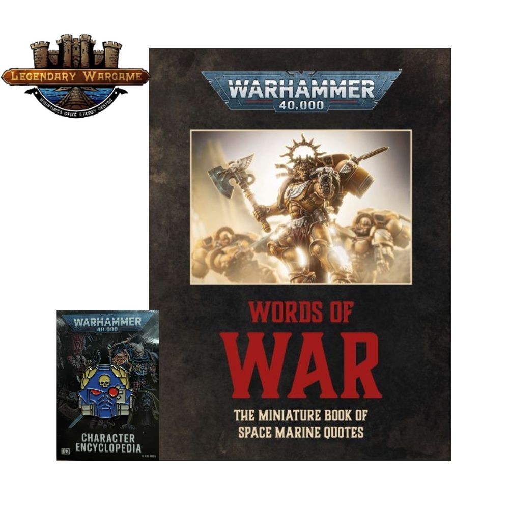 DK Warhammer 40K: Words of War The Miniature Book of Space Marine Quotes