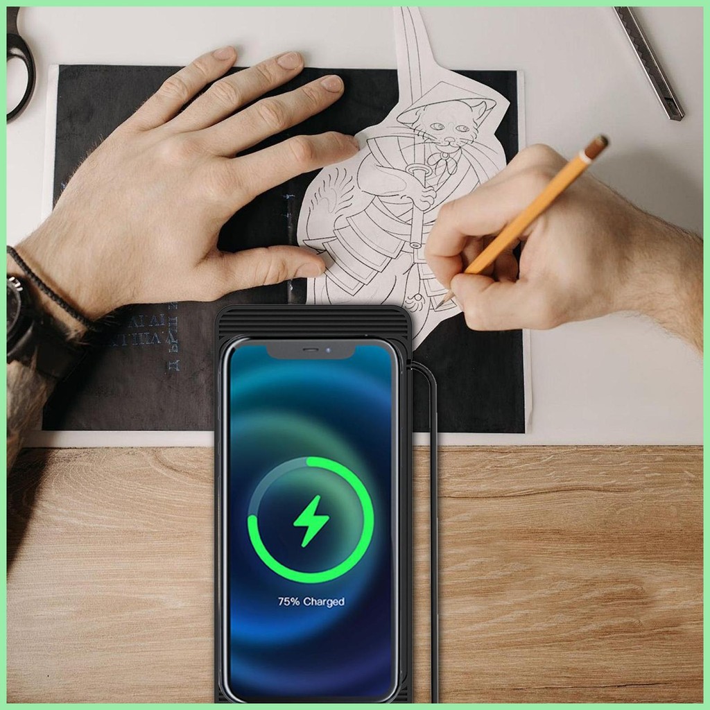 Car Wireless Charger Pad 15W Wireless Car Charger Pad Magnetic Car Phone Mount Car Charger Holder No