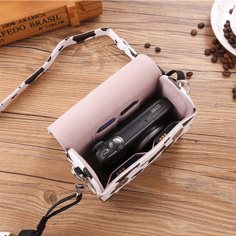 เหมาะสําหรับ Sony ZV1F เคสหนัง RX1OOm7/M5A การ์ดสีดํา ZV1M2II Canon G7X3 กระเป๋ากล้อง G5X2 Panasonic