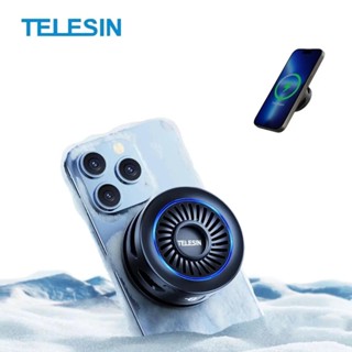 TELESIN เครื่องชาร์จไร้สายแบบแม่เหล็กและพัดลมระบายความร้อนสํ…