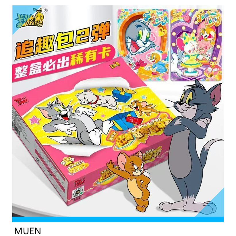 KAYOU Tom and Jerry แมวและหนูหนู สерия สนุกตามล่า ภาคที่ 2 การ์ด (1 กล่อง 30 แพ็ค) 130