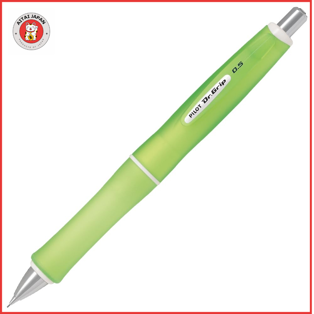 PILOT ดินสอจิ้มปากกา Dr.Grip G Series "เพียงแค่เขย่า" สี Frost Green 0.5mm ดีไซน์พิเศษ เข้าถูกกับมือ