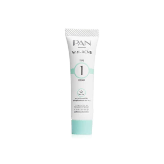 PAN COSMETIC Anti Acne 1 Cream 10g ครีมลดการอุดตันของสิว (ชนิด TYPE 1) แพนคอสเมติก ช่วยจัดการปัญหาสิวอุดตัน.