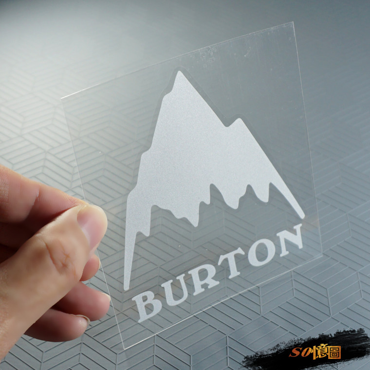 Burton Burton Burton สติกเกอร์รถกระดานสกีวีเนียร์สติกเกอร์กล่องเครื่องมือกลางแจ้งประตูหน้าต่างด้านหล