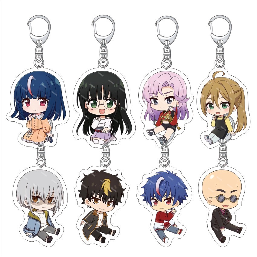 การ์ดไฟท์!! Vanguard อะนิเมะ KeyChain Sendou Aichi ผู้ชายพวงกุญแจสําหรับผู้หญิงการ์ตูน Creative Kawa