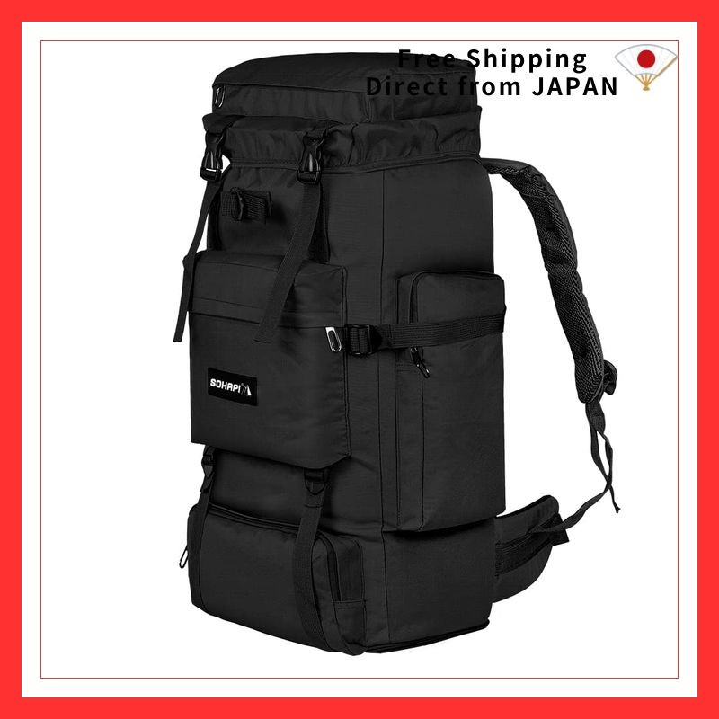 [SOHAPI] 70–85L Ultra Lightweight Hiking Backpack 1.28kg Water-Resistant Outdoor Pack