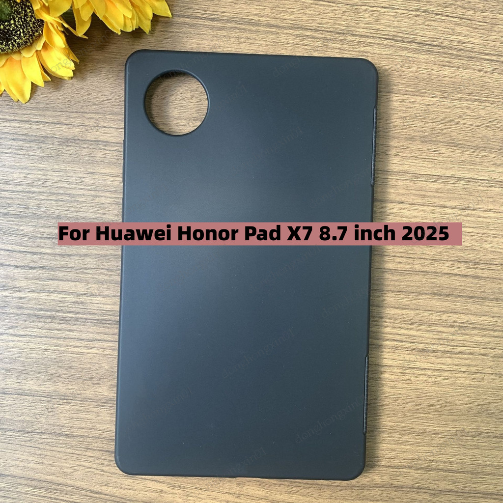 Matte สีดํากรณีแท็บเล็ตสําหรับ Honor Pad X7 กรณีซิลิโคนนุ่มสําหรับ Huawei Honor Pad X7 X 7 8.7 นิ้ว 2025 ฝาครอบ