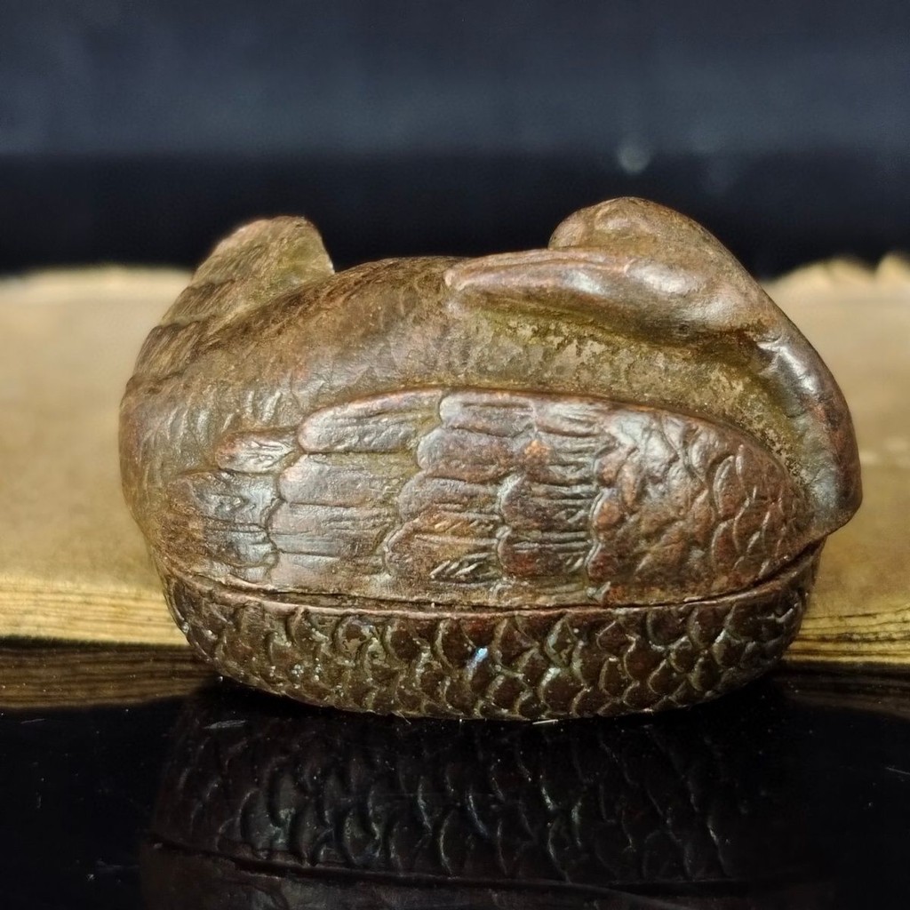 Retro Copper Swan Pen Pen Pen Wash Pen Holder Jewelry 10.10.1