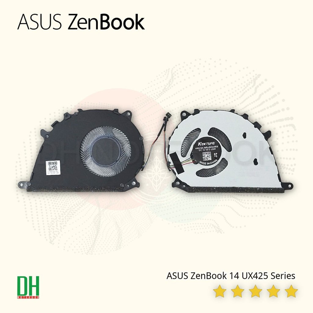 พัดลมโน๊ตบุ๊ค ASUS ZenBook 14 UX425 Series (UX425EA/UX425IA/UX425UA) ZenBook 13 UX325 UM325, ZenBook 14 UM425 อะไหล่ OEM