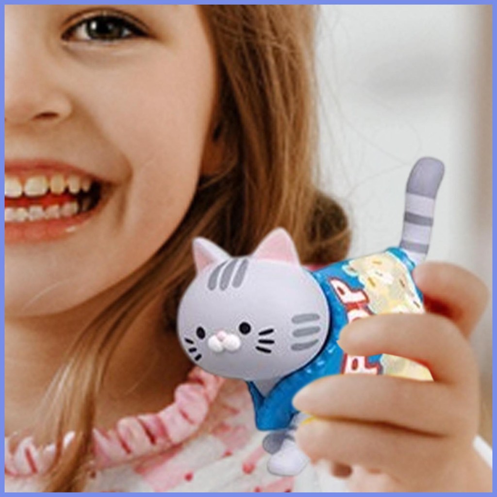 การ์ตูนแมวรูป Gashapon Snack Cat เดินลูกแมวสวมใส่ใน Candy อาหารกระเป๋าเดสก์ท็อปการ์ตูนสัตว์ shuosph