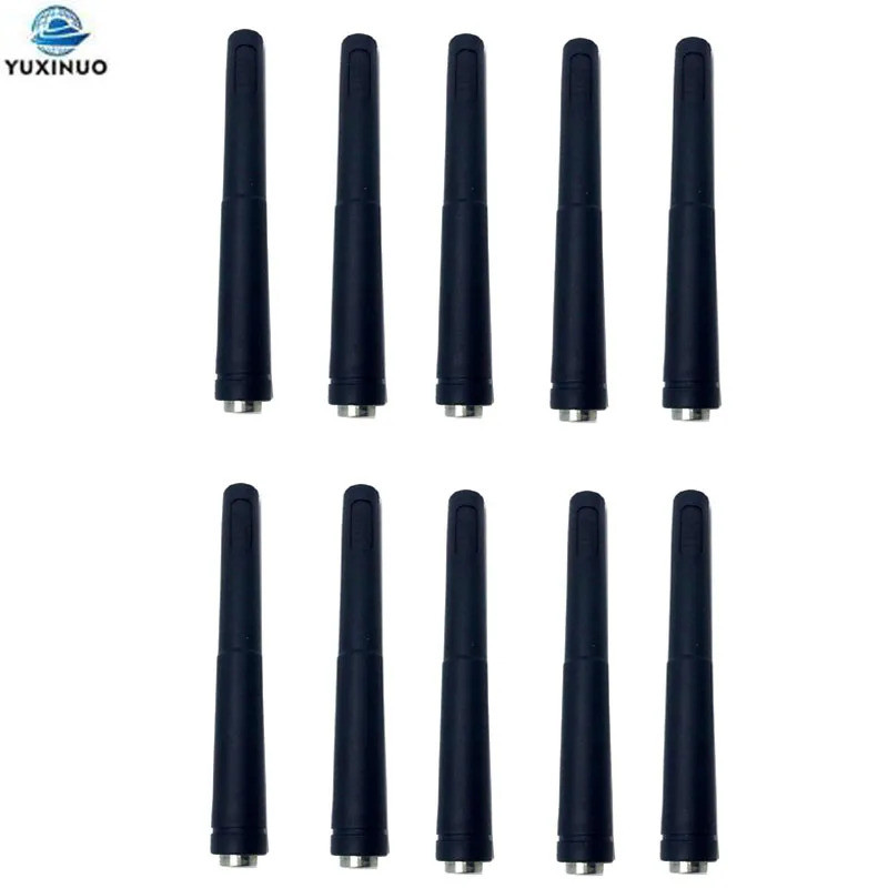 Lot 10PCS UHF 400-470MHz เสาอากาศสําหรับ HYT Hytera X1P X1E PD600 PD660 PD680 PD685 PD665 PD605 PD60