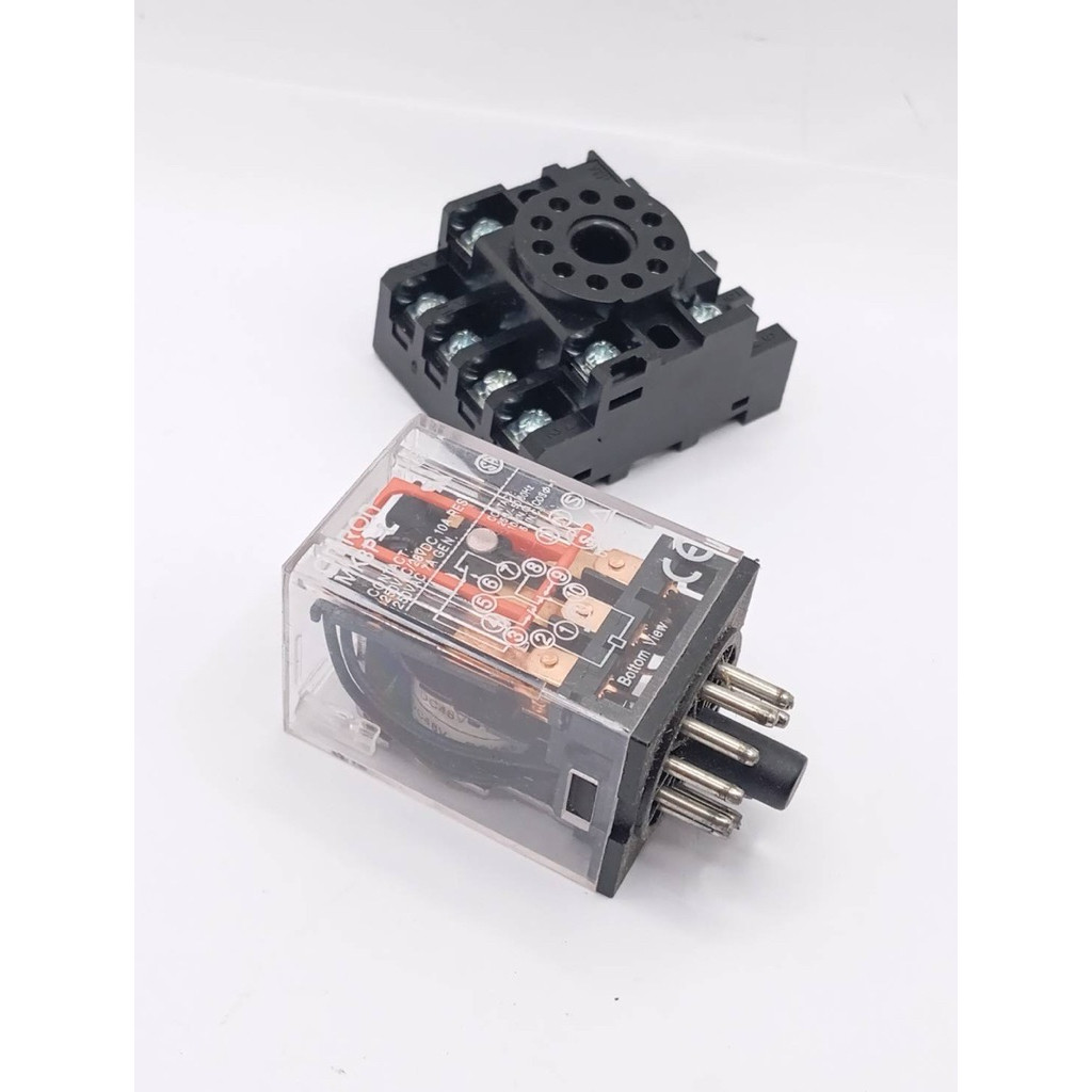 งานแท้ MK3 48VDC รีเลย์ พร้อมขา MK3 -i 48VDC  MK3P-I CONTACT: 250VA VAC 28VDC 10A RES. ราคาจากโรงงาน