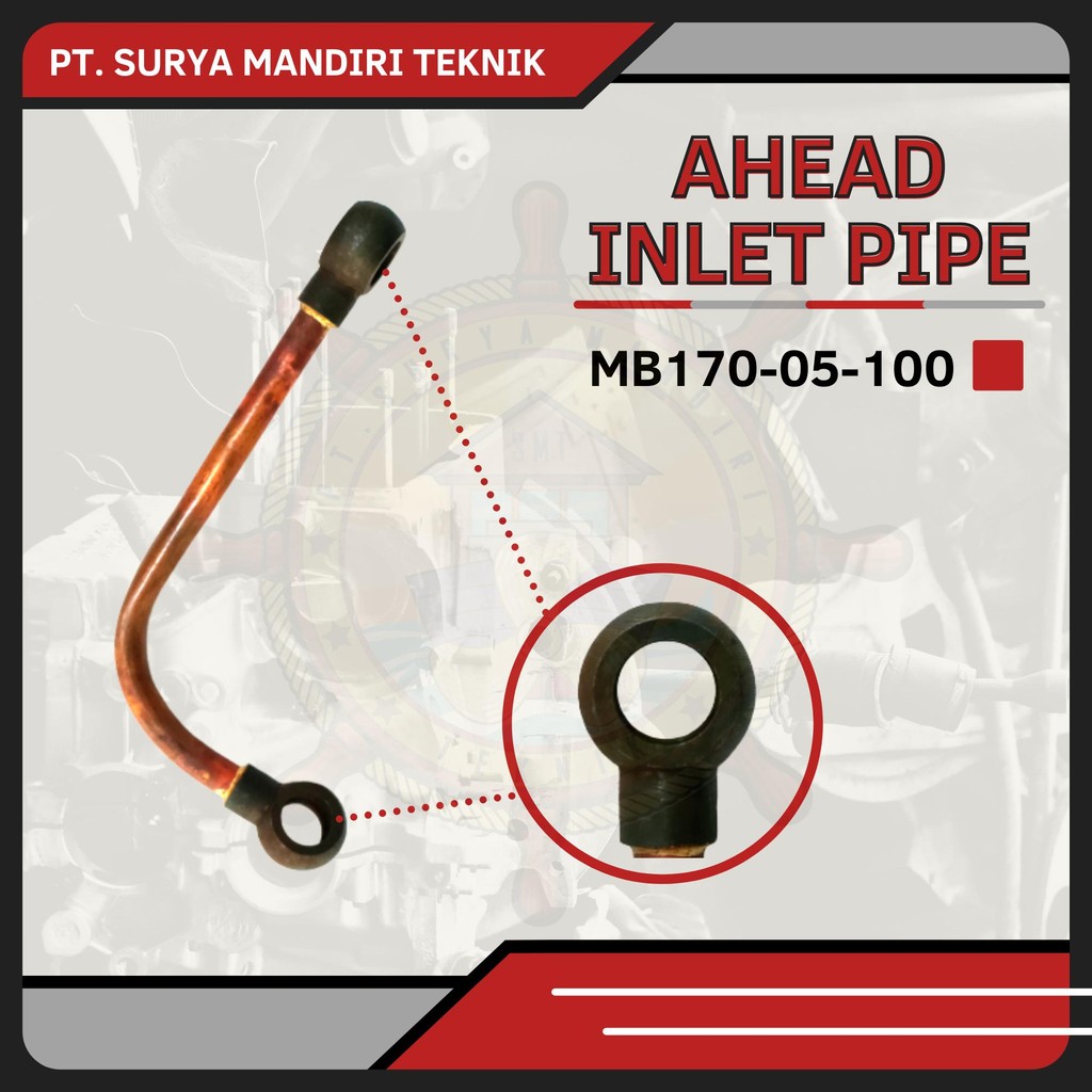 MB170 AHEAD INLET PIPE MB170-05-100 (14MM)