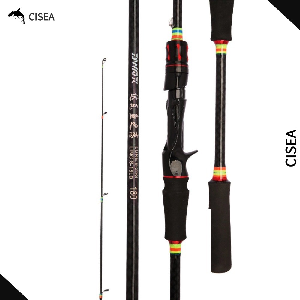 CISEA F358 เบ็ดตกปลา คันชิงหลิว รอกหยดน้ํา คันเบ็ด คัน ul คันเบส คันสไลด์ ตกปลา