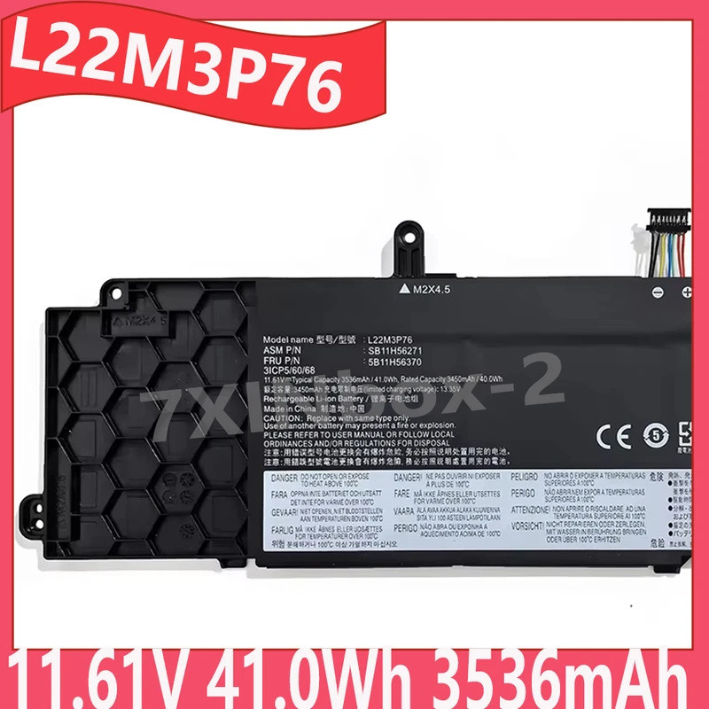 L22M3P76 11.161V 41.0Wh 3536mAh แบตเตอรี่แล็ปท็อปสําหรับ Lenovo Thinkpad X13 YOGA Gen 4 2-IN-1 GEN 5