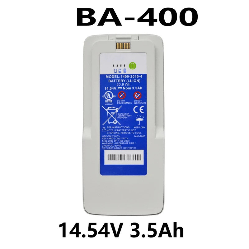 BA-400 1400-2010-4 14.44V 50.9Wh 3.5Ah แบตเตอรี่สําหรับ Inogen G4 สําหรับ OxyGo FIT 1400-2000 1400-2