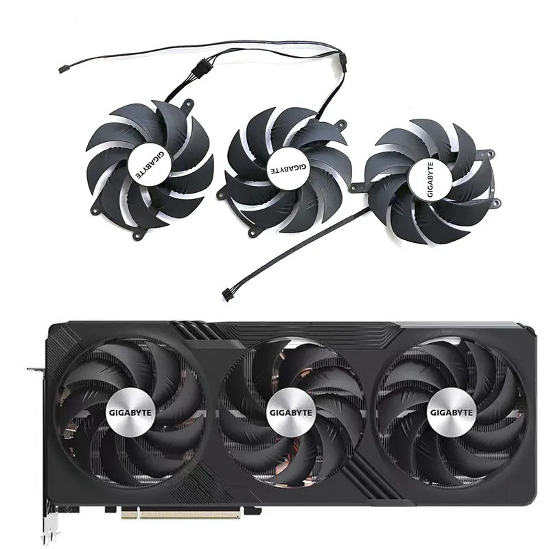 ใหม่ 95 มม.4pin DC 12V 0.65a Rx 7900xt GPU พัดลมสําหรับ Gigabyte Radeon RX 7900 XTX เกมพัดลม