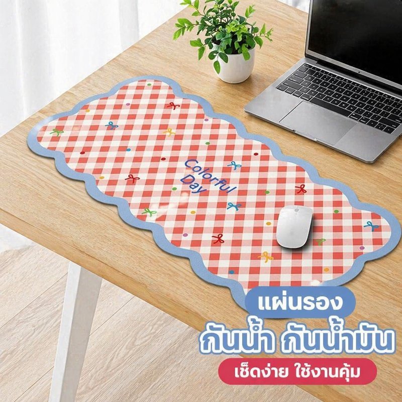 แผ่นรองเมาส์ขนาดใหญ่ 80×30 cm ลายคาวาอี้ Pastel Mouse Pad แผ่นรองโต๊ะ กันลื่น ลายการ์ตูนน่ารัก ลายพาสเทล