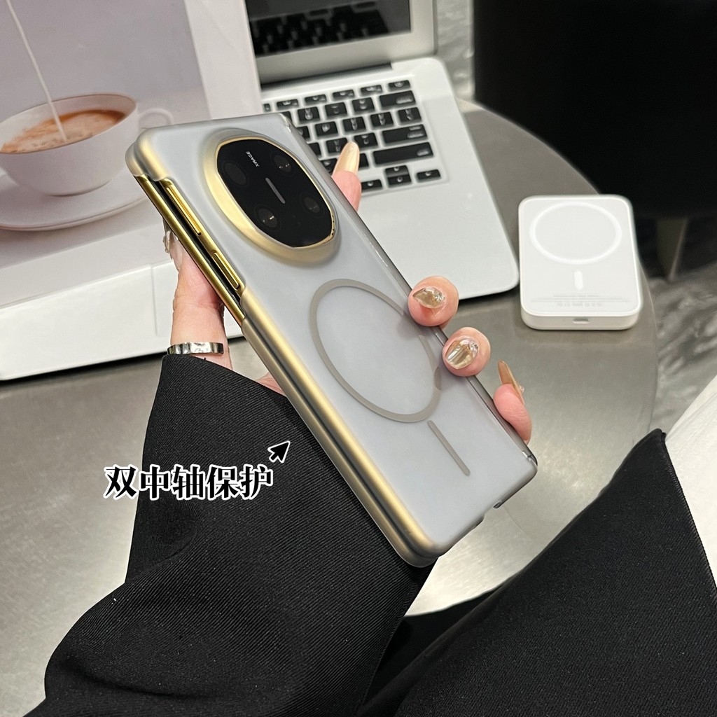 เคสโทรศัพท์แม่เหล็ก Ice Fog เหมาะสําหรับ vivo x fold5 vivo X Fold3 Pro vivo X Fold3 OPPO Find N5