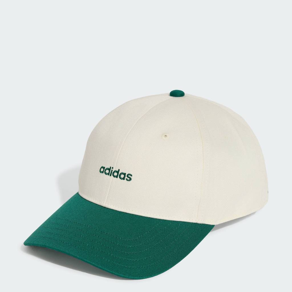 adidas Lifestyle Linear Embroidery Baseball Cap Unisex Beige KS4517