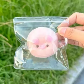 [Inthehot-t] ของเล่นประสาทสัมผัสหมูสีชมพูหวานสําหรับอยู่ไม่สุขความเครียดบรรเทาออทิสติก Essential [ใหม่]
