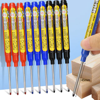 1-5 ชิ้น Multi-Surface รีฟิล Deep Hole Marker ปากกา - 45 มม.ยาวหัวช่างไม้ปากกา - งานไม้เครื่องมือ