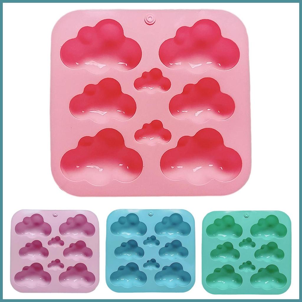 Cloud Fondant แม่พิมพ์ Cloud Shape Candy แม่พิมพ์การ์ตูน Cloud Baking เค้กตกแต่งเครื่องมือ 8 ฟันผุ N