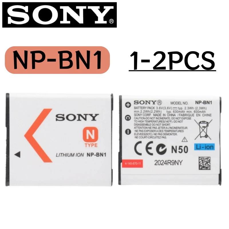 Original NP-BN1 NP BN1 แบตเตอรี่กล้องสําหรับ Sony DSC-TX20 DSC-TX30 DSC-TX55/TX66/TX100V/TX200V/W310