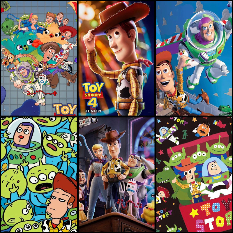 【Toy Story】ปริศนา 300 ~ 1,000 ชิ้น jigsaw puzzle ของเล่น เพื่อการศึกษา ปริศนาการ์ตูน ไม้ 621