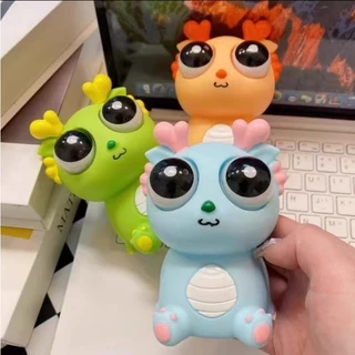 ของเล่นบี้มังกรน่ารัก Fidget Toy สัมผัสSilicone นุ่มมาก วางโต๊ะคอมได้ ของขวัญวันเกิดเพื่อน