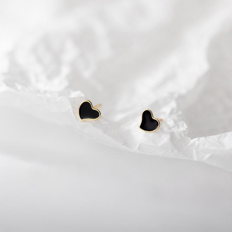 Corazon Earrings ต่างหูเงินแท้ S925 [MERCELO]
