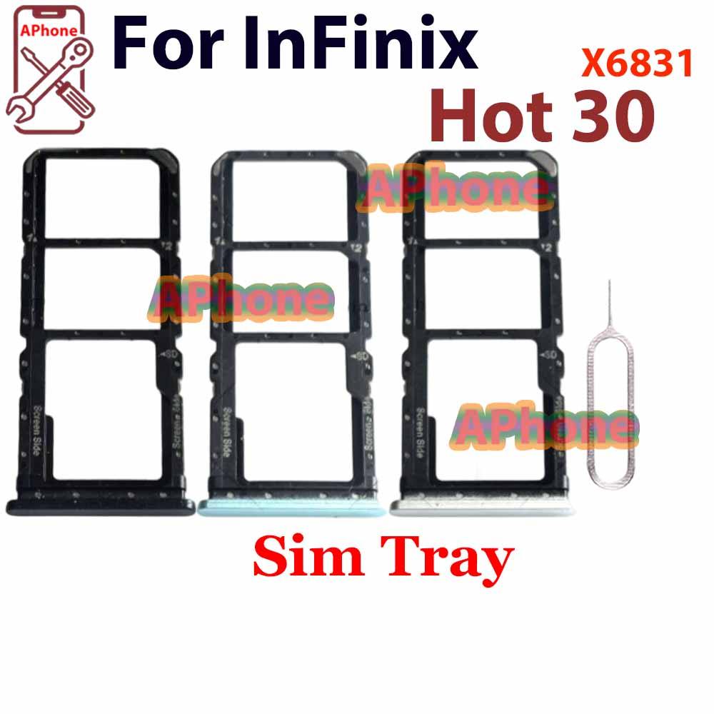 สําหรับ Infinix Hot 30 X6831 ช่องถาดซิมการ์ด