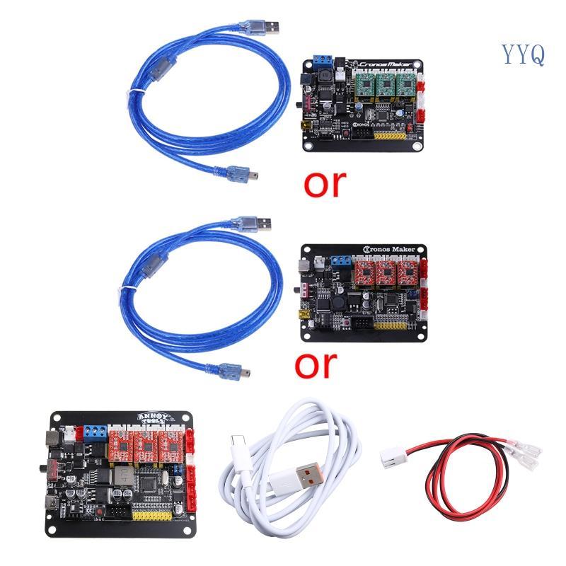 YYQ อัพเกรดแกน Stepper Motor Double Y แกน USB Driver Board Controller สําหรับ GRBL CNC Router 3 แกน 