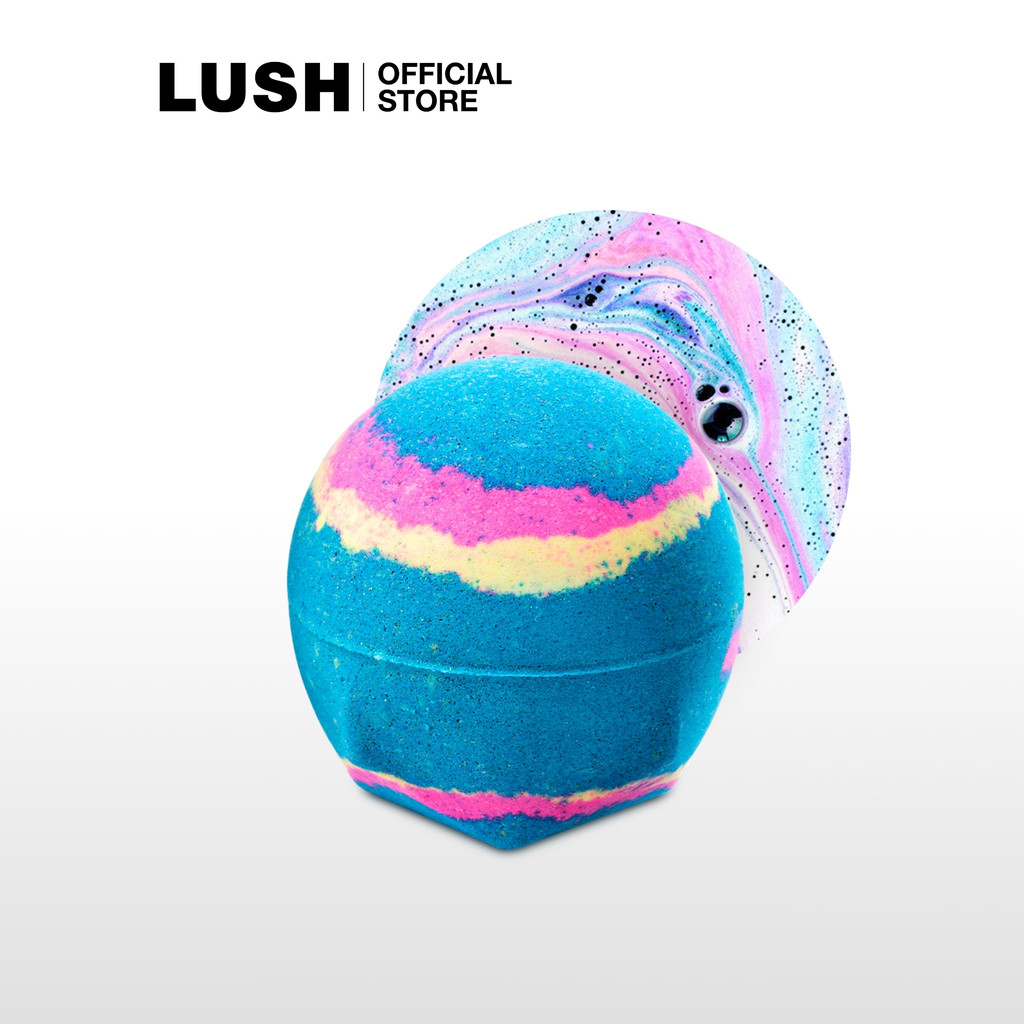 LUSH BATH BOMB บาธบอมบ์สำหรับแช่น้ำ INTERGALACTIC BATH BOMB 200g  กลิ่นเปปเปอร์มิ้น