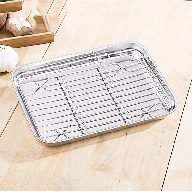 Balmuda baking tray 304แท้ ถาด+ตะแกรง