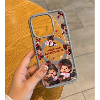 Monchhichi -เคสแม่เหล็กกันกระแทก iPhone17/16/15/14/13/12/11 Pro Max Plus Samsung A06/A16/A15 5G/S24 Ultra/S25 H59