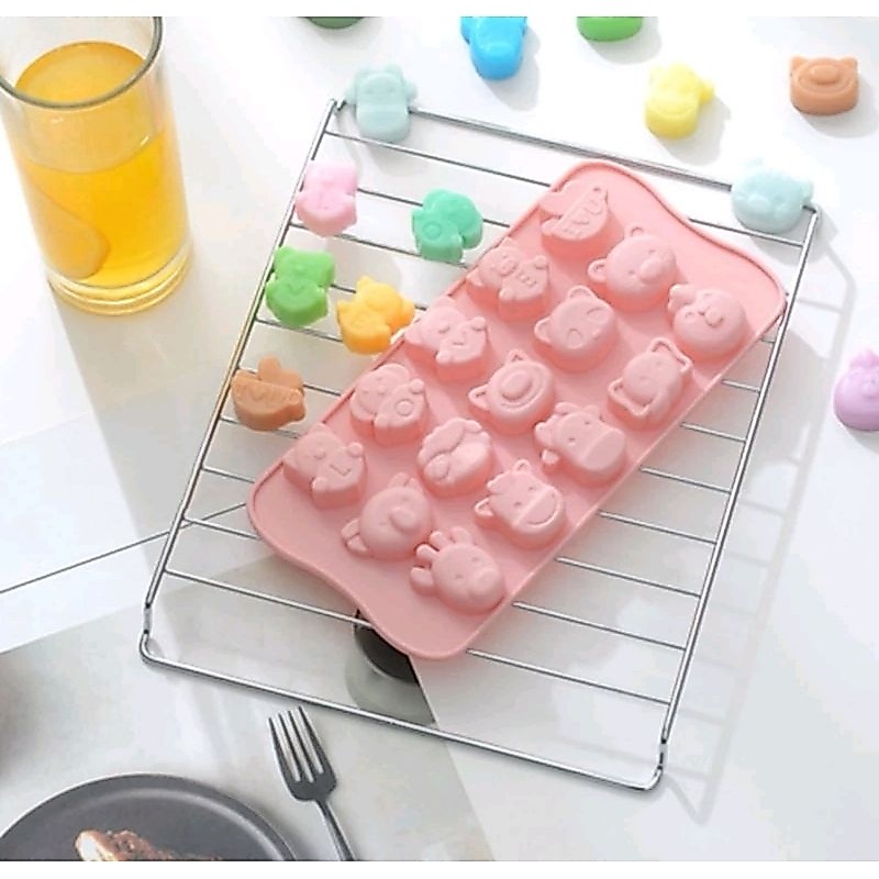 🐇พร้อมส่ง🐖พิมพ์น้ำแข็ง วุ้น ต่างๆ น่ารัก ซิลิโคน