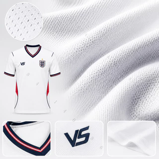 เสื้อฟุตบอลอังกฤษ เสื้อบอลทีมชาติ 2026 คอวีแขนสั้น ชายหญิง ลายสปอร์ต แห้งเร็ว ใส่เชียร์บอล football jersey