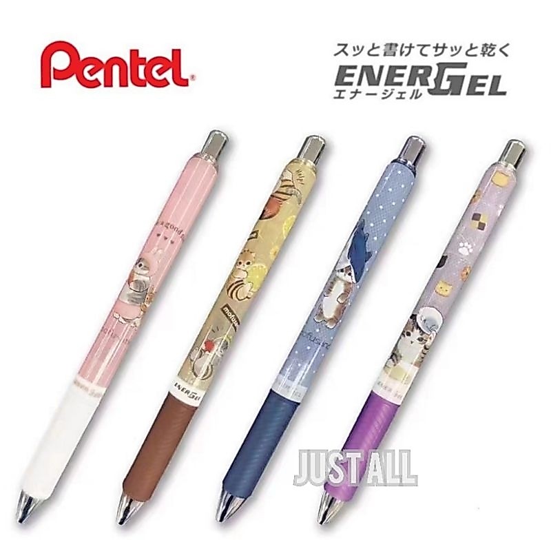 mofusand × Pentel Energel ปากกาหมึกเจลสีดำ ขนาด 0.5mm