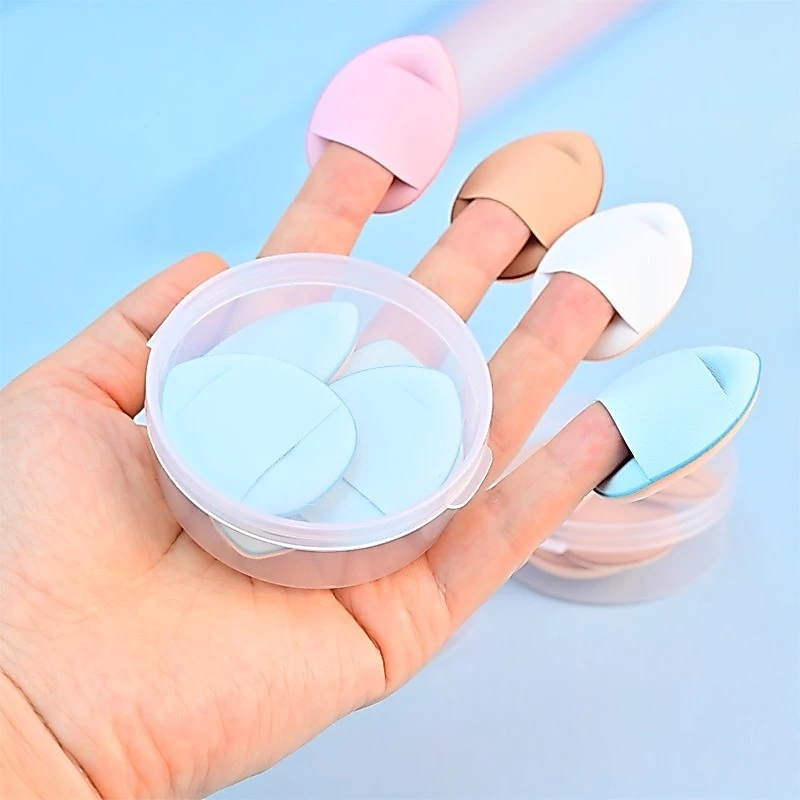 (5ชิ้น/กล่อง) พัฟคุชชั้น ฟองน้ำแต่งหน้า มินิไซส์ พัฟรองพื้น เหมาะสำหรับมือใหม่ (พร้อมส่ง) G3104