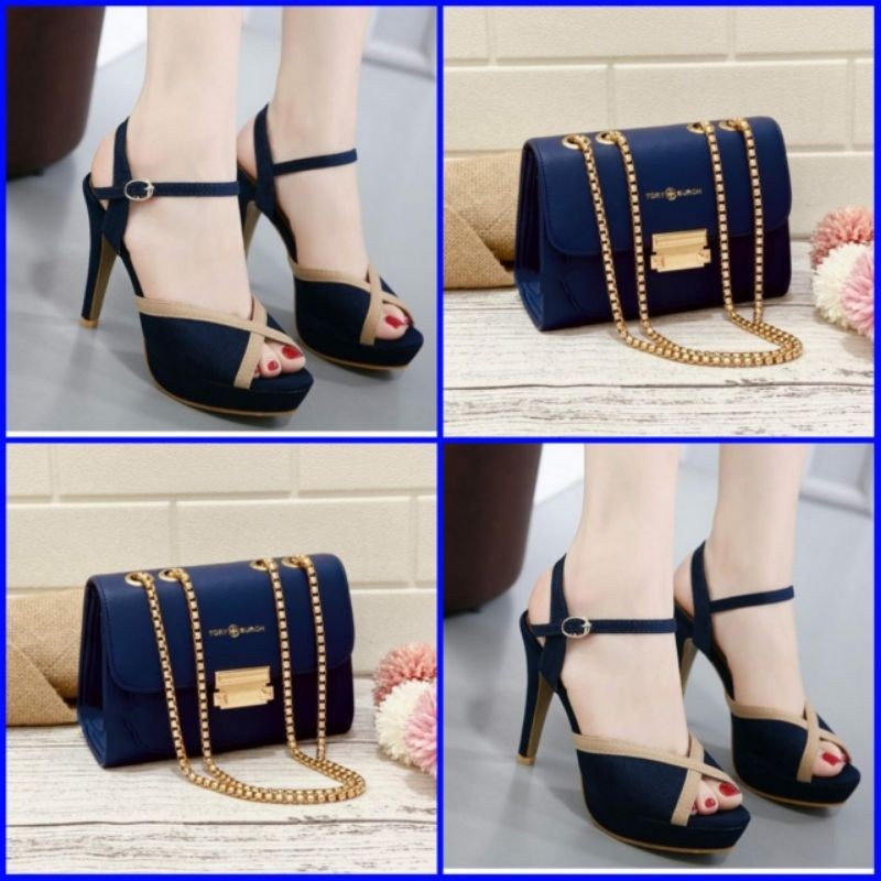 AG1 Pn 02 Heels Set & กระเป๋าผู้หญิง Quini