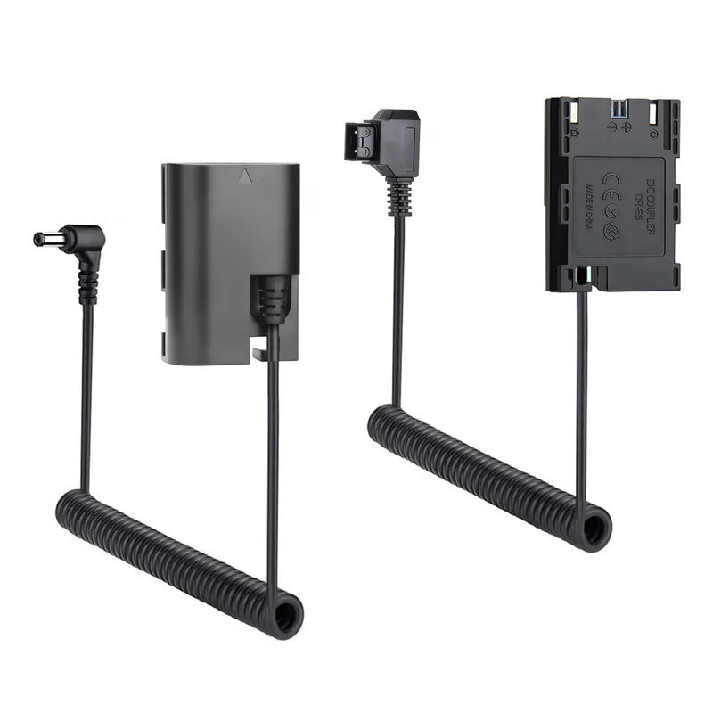LP-E6 LPE6NH Dummy แบตเตอรี่ DR-E6 DC Coupler สําหรับ Canon EOS R5 R6 5DS R 7D 6D 5D3 5D4 90D 80D 70