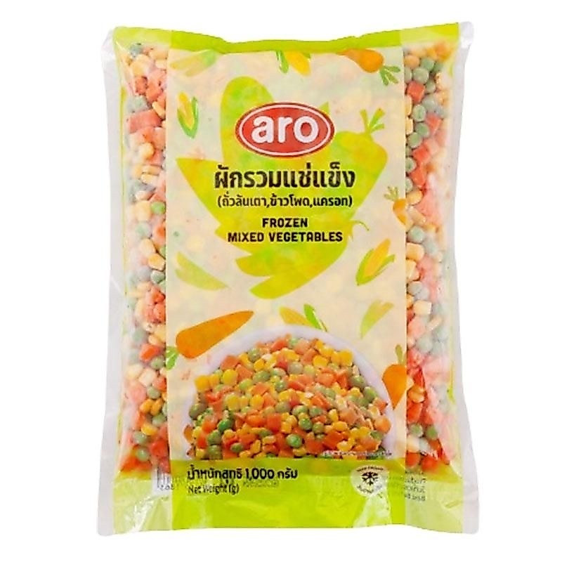 เอโร่ ผักรวมแช่แข็ง 1 กก.**ส่งแช่แข็งเท่านั้น**