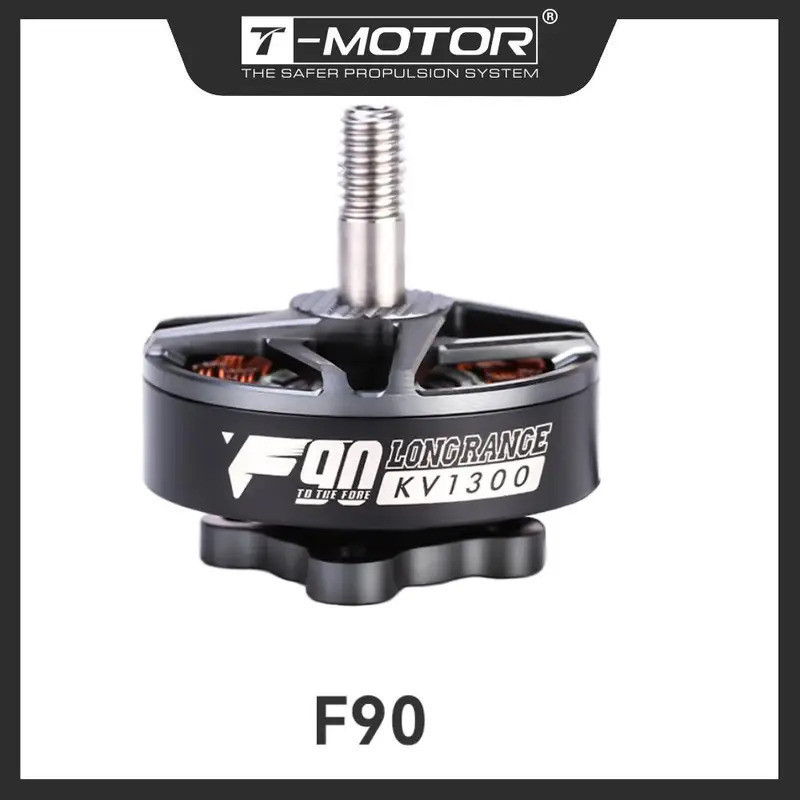 T-MOTOR T-HOBBY มอเตอร์ไร้แปรง F90 2806.5 KV1300/KV1500/KV1950 5-6S แรงดันไฟฟ้า FPV มอเตอร์ฟรีสไตล์ร
