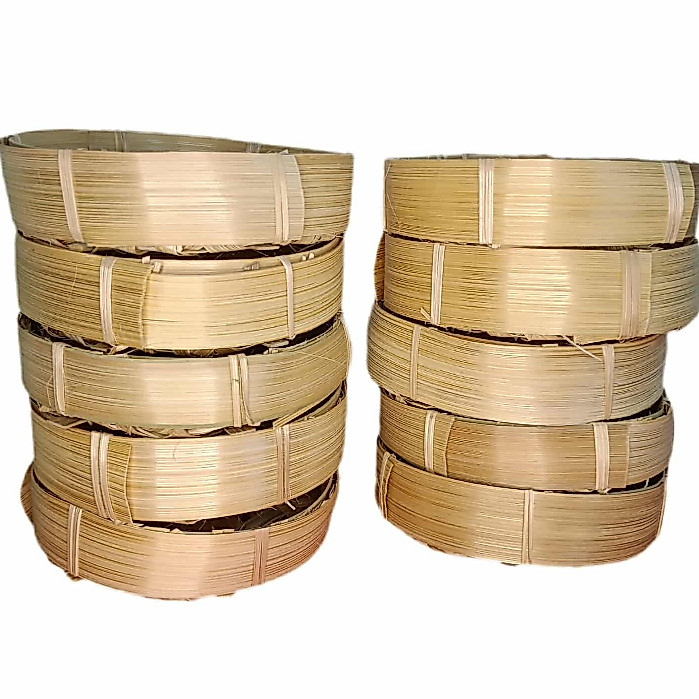 เข่งไม้ไผ่ขนาด7นิ้ว ชุด10อัน สำหรับนึ่งปลาทูและอื่น ๆ