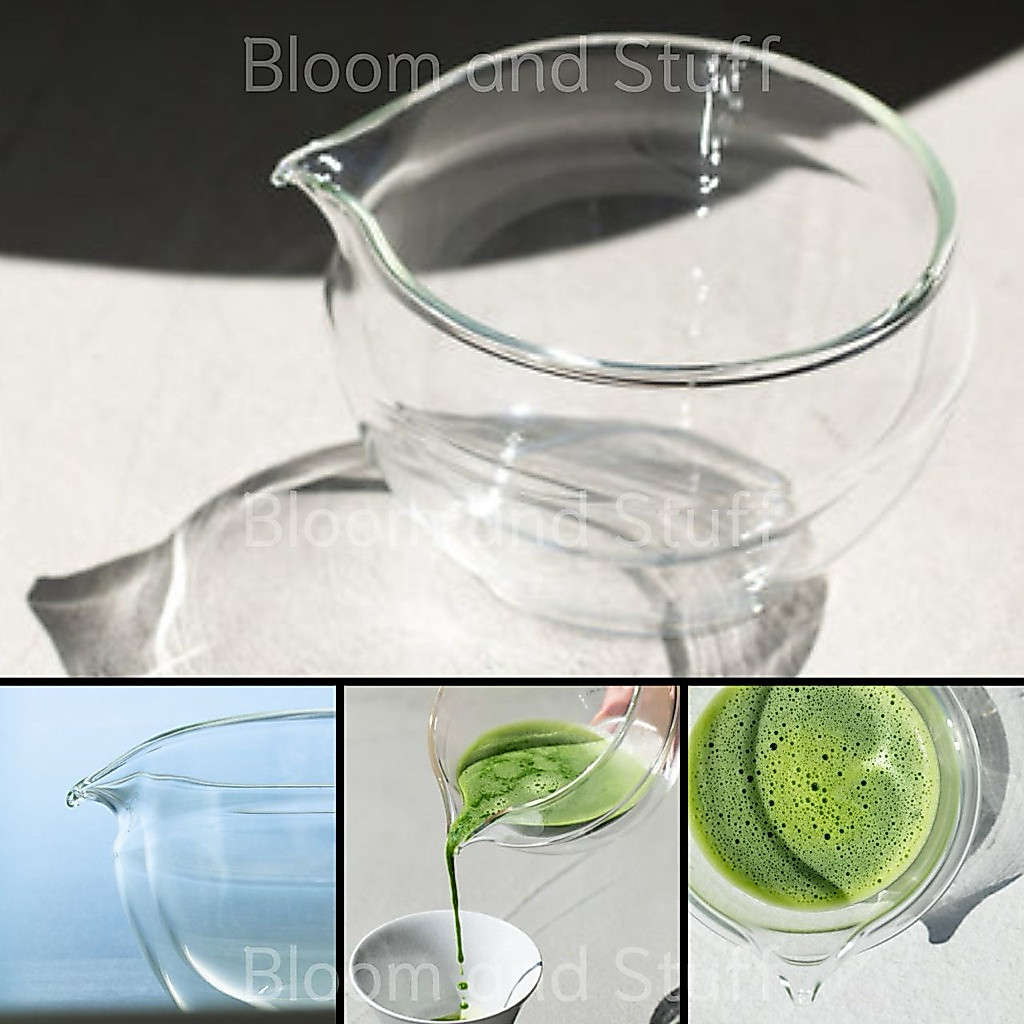 Pre-order 30วัน❗️NEW✨🍵 ORIGAMI ”Glass“ Katakuchi Matcha Bowl | chawan ทำจากแก้ว double wall กันความร้อนและกันไอน้ำเกาะ